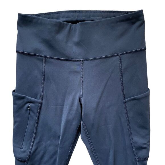 ATHLETA All In Up For Anything Yoga Pants Navy Blue Size Small - Picture 4 of 8